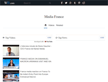 Tablet Screenshot of mediafrance.net